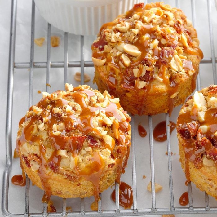 Air-Fryer Bacon-Peanut Butter Cornbread Muffins