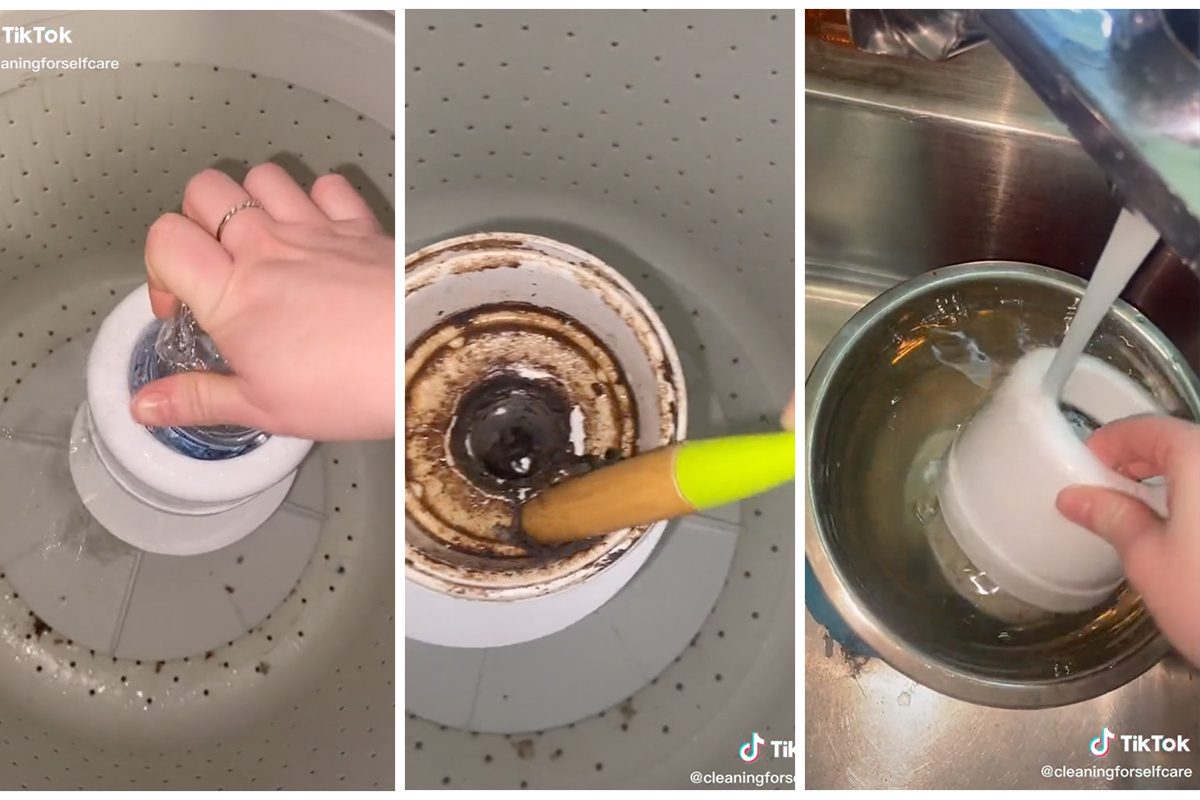 How To Deep Clean a Top Loading Washing Machine with an Agitator - Simple  Living Mama