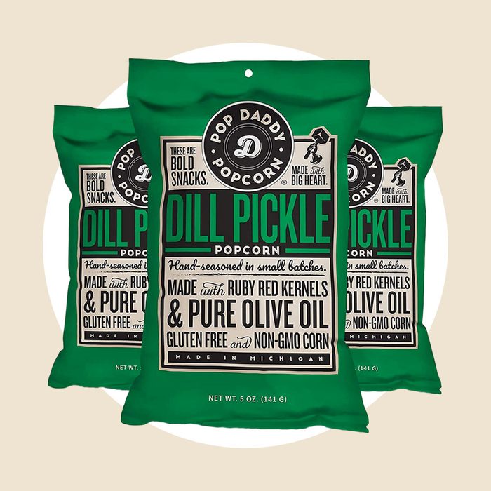 Pop Daddy Dill Pickle Popcorn Via Merchant 21 Pickle Flavored Foods
