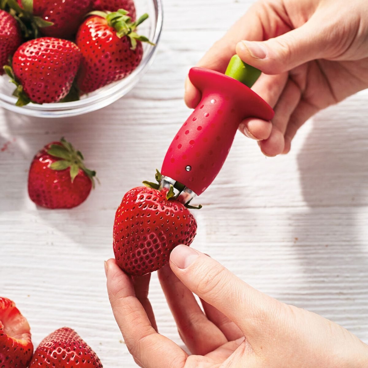 I Absolutely Love This Affordable Strawberry Huller and Slicer from