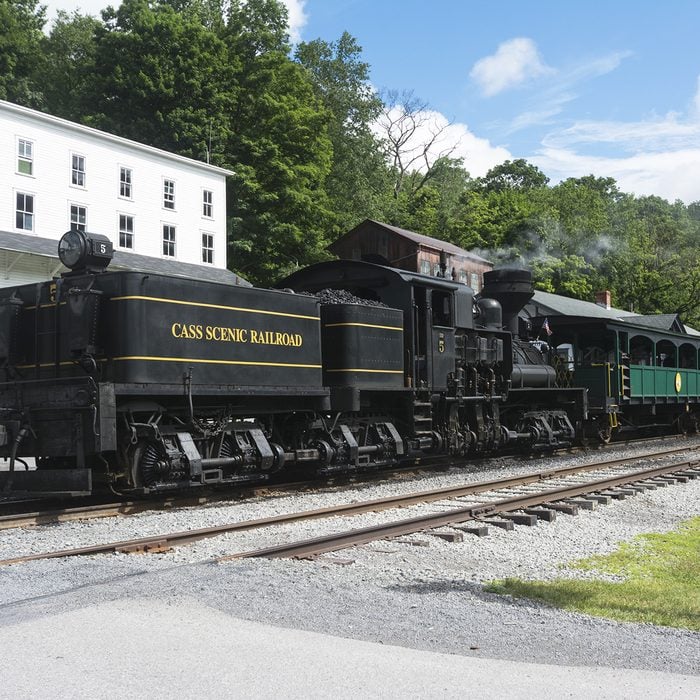 West Virginia, Cass, historic Cass Scenic Railroad