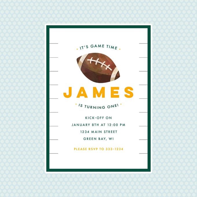 Football Birthday Party Ideas Football Birthday Invitation