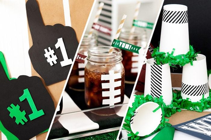 Football Party ideas Collage