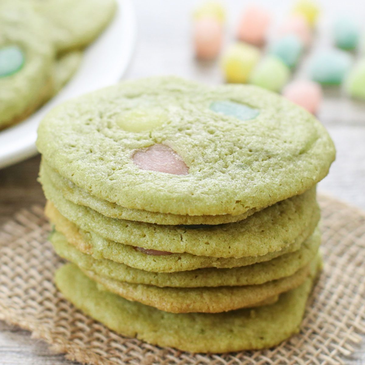 Matcha Green Tea Mochi Cookies japanese desserts