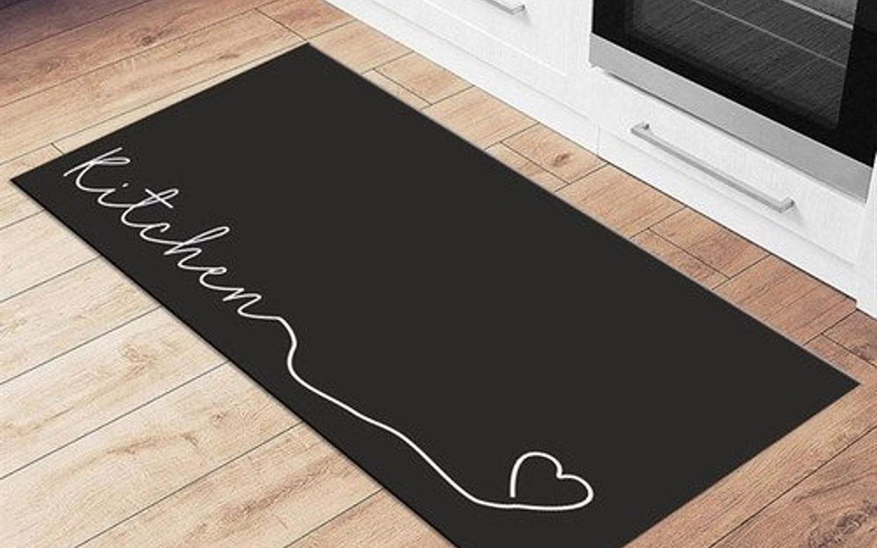 American Halloween Style Non-slip Kitchen Floor Mat, Christmas