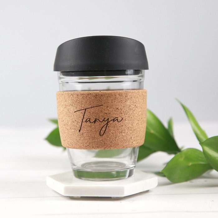 sustainable coffee Personalised Keep Coffee Cup Engraved