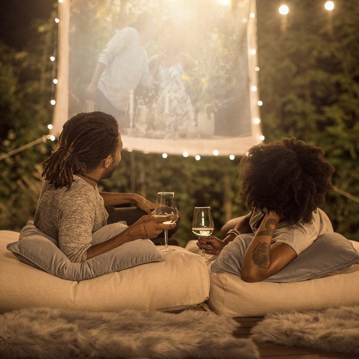 Romantic Movie Night backyard entertainment ideas