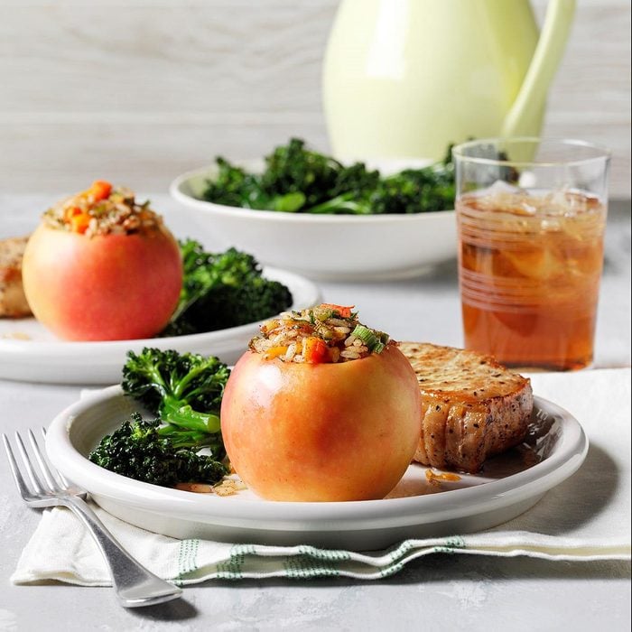 Savory Rice-Stuffed Apples