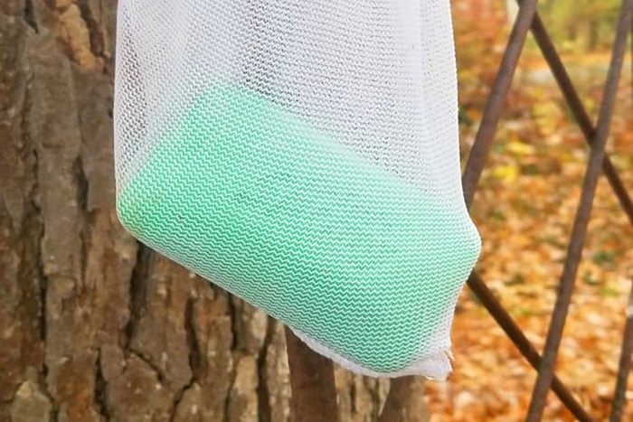 using a bar of soap to keep flies away