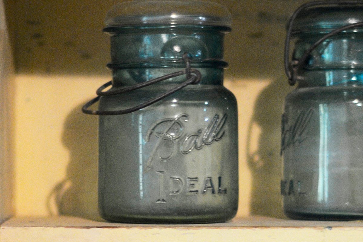 How to Make Colored Glass Jars and Get the Vintage Look