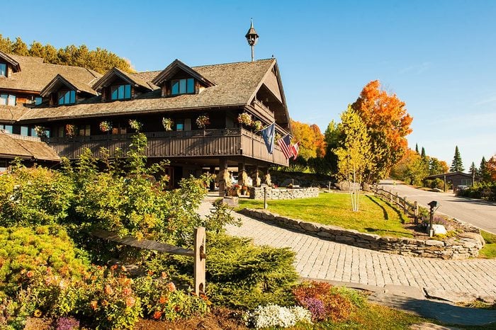 Trapp Family Lodge Exterior in Stowe Vermont
