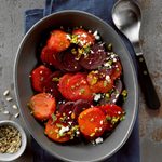 Air-Fryer Beets with Orange Gremolata and Goat Cheese
