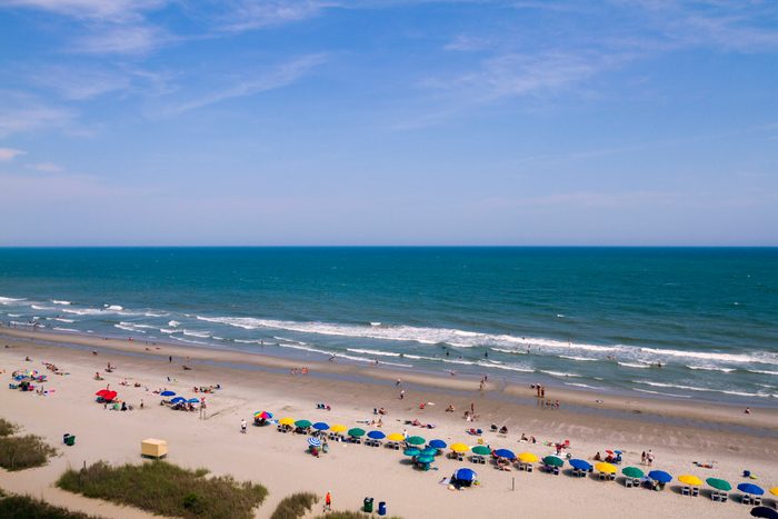 Myrtle Beach South Carolina coast line