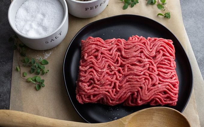 A heat-resistant utensil to break up ground beef, stir sauces