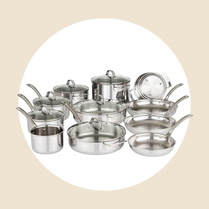 Viking 17 Piece Stainless Steel Cookware Set
