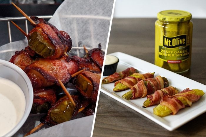 Bacon Wrapped Pickles