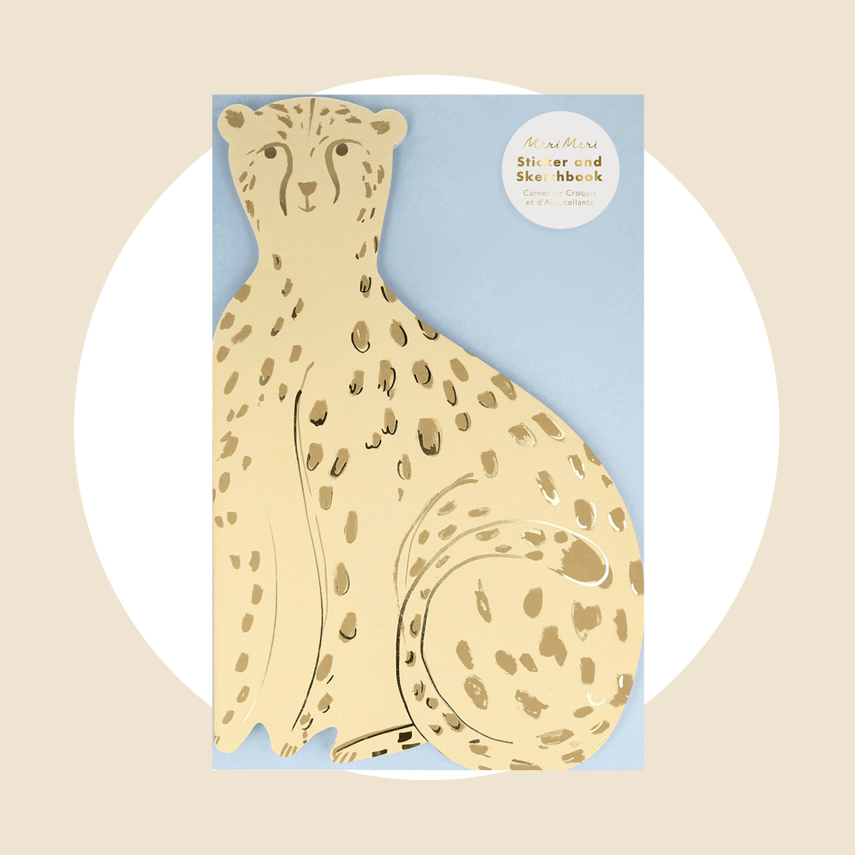 Cheetah Sticker And Sketchbook Ecomm Via Merimeri