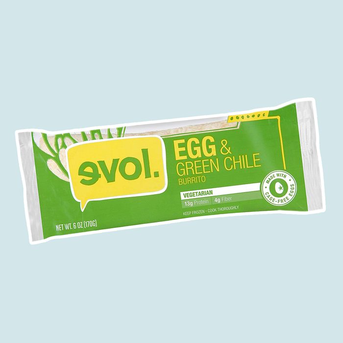 EVOL Egg and Green Chile Burrito, 13 Grams of Protein Per Serving, 6 Ounce (Frozen)