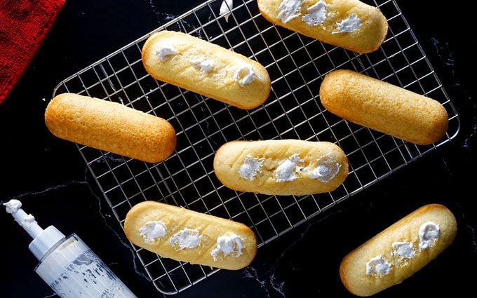 Fill with cream Homemade Twinkies recipe