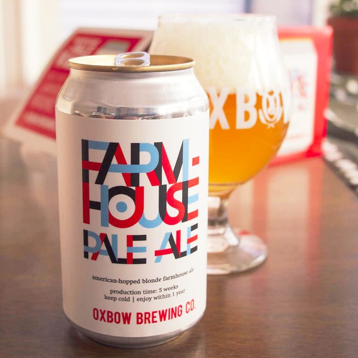 Oxbow Brewing Farmhouse Pale Ale Beer