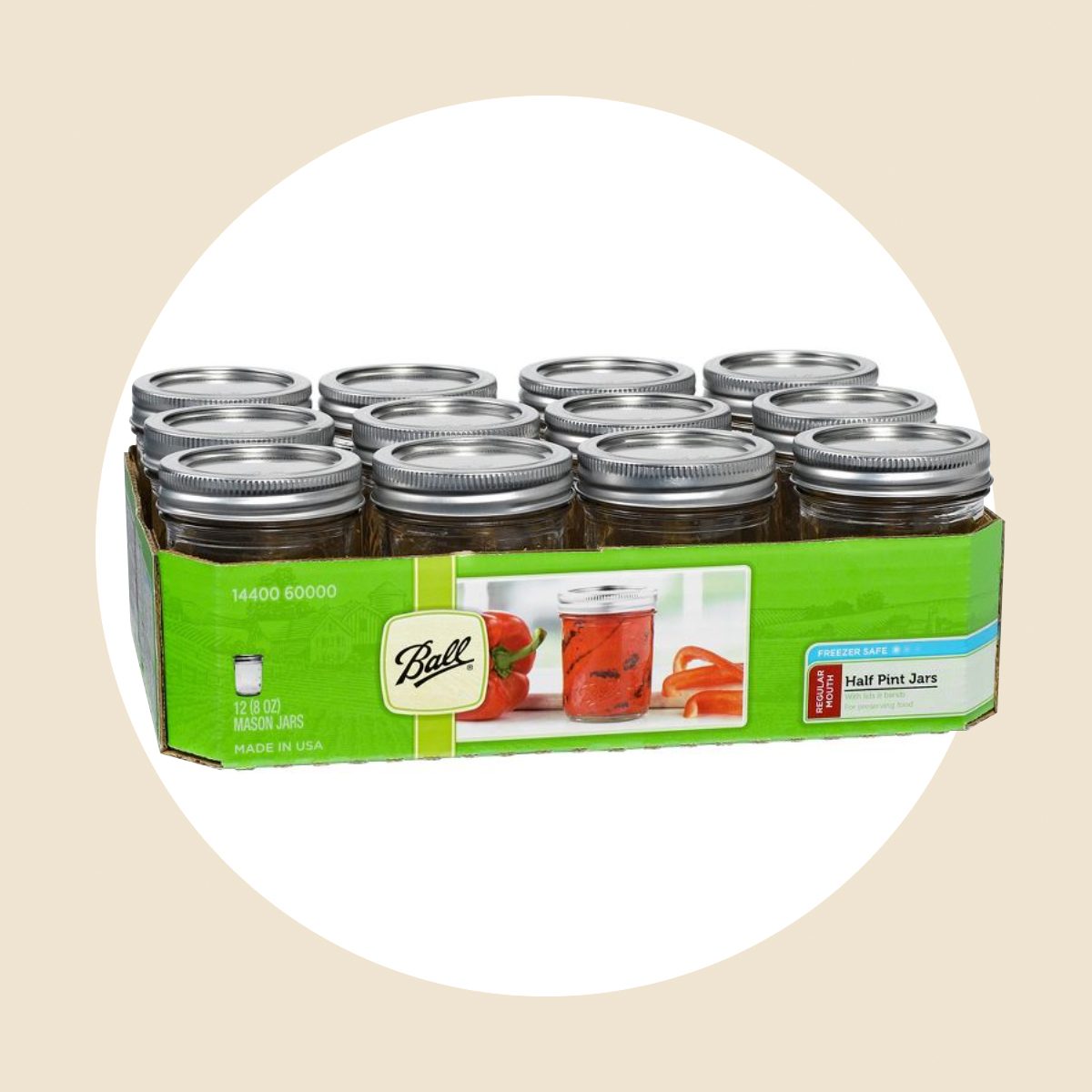 Ball Regular Mouth Seaonal Canning Canning Jar, Clear - 4 count