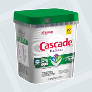 Cascade Platinum Actionpacs Dishwasher Detergent