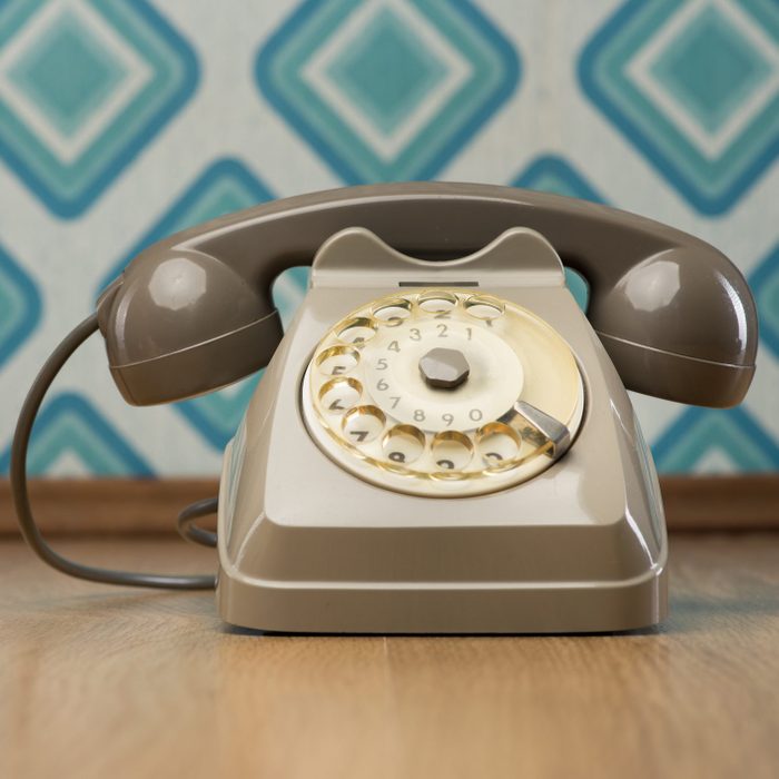 a vintage Rotary Phone