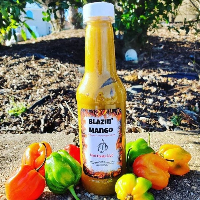 just because gifts Trinidadian Blazin Mango Sauce