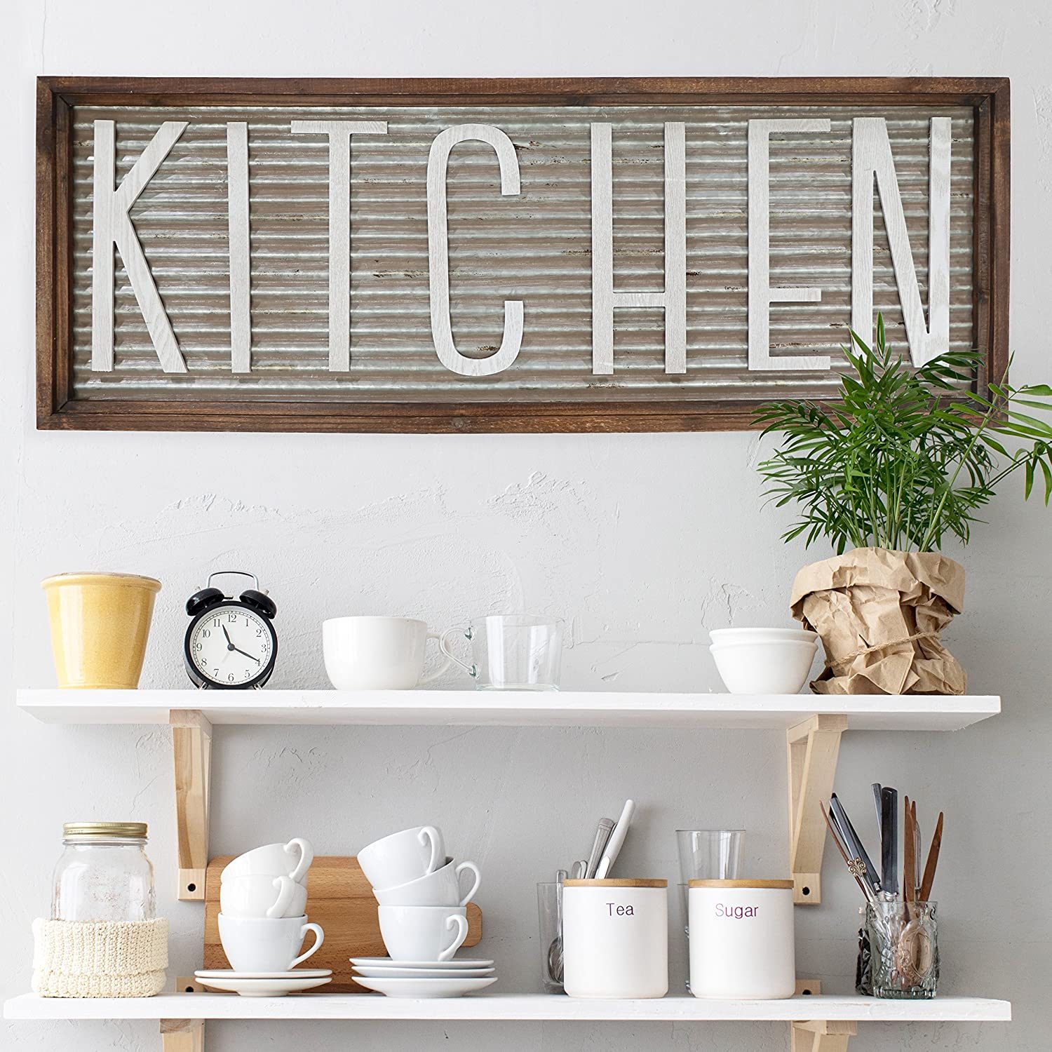 JennyGems Funny Kitchen Signs, Modern Farmhouse Kitchen