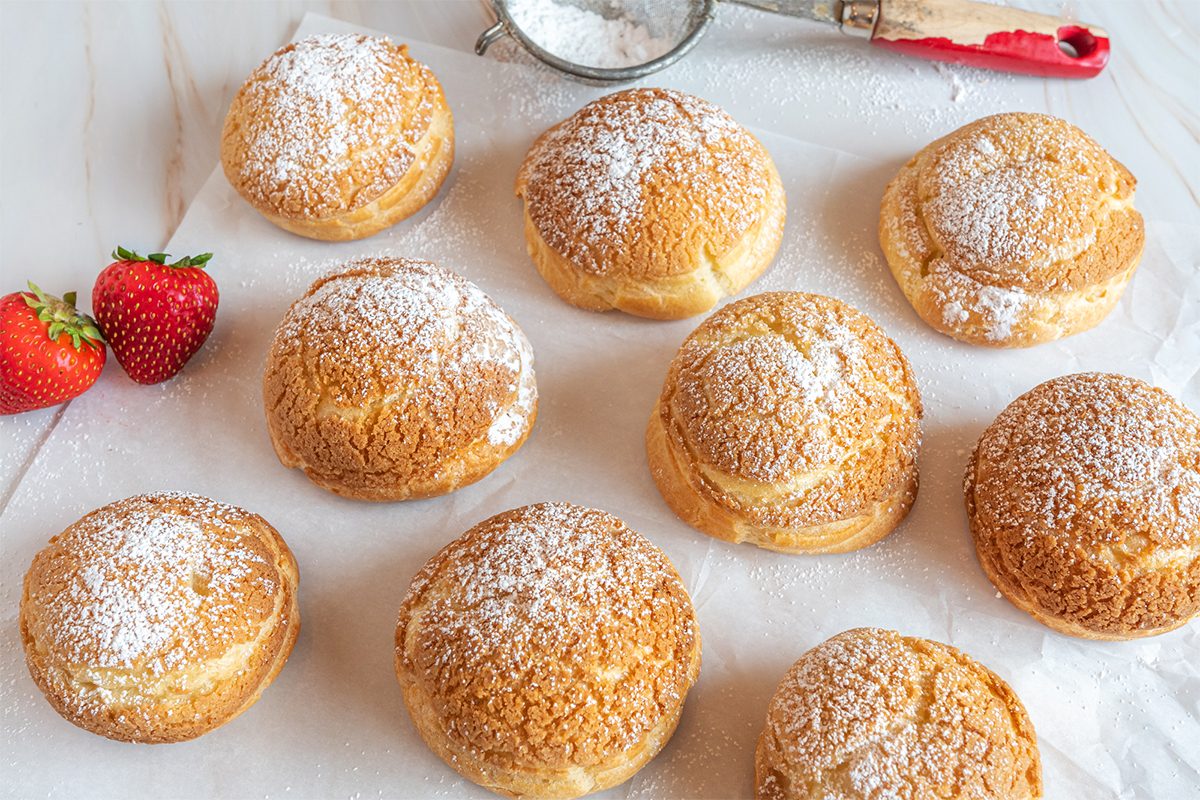 Lemon Strawberry Cream Puffs - Bake. Eat. Repeat.
