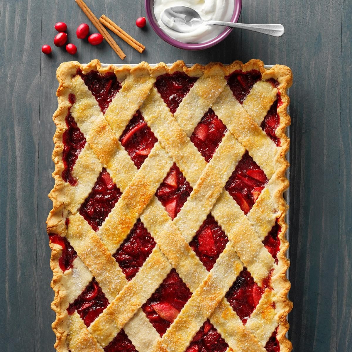 Cranberry Apple Sheet Pie