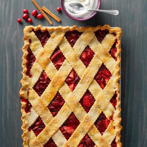 Cranberry Apple Sheet Pie