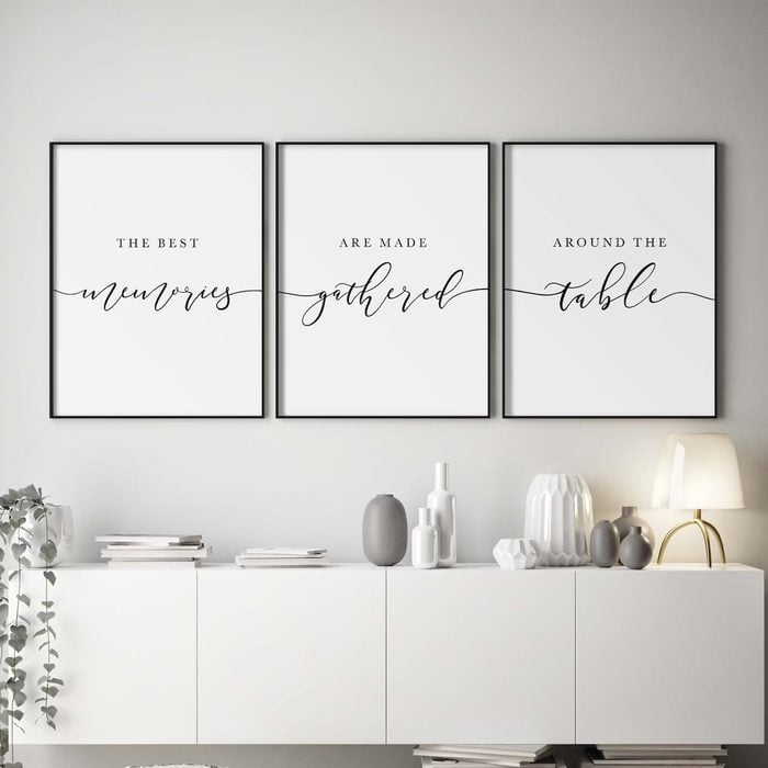 Kitchen Prints The Best Memories Are Made Gathered Around The Table