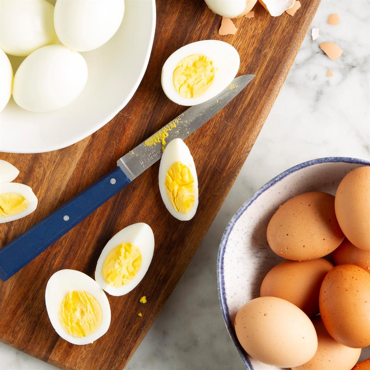 Easy Hard Boiled Eggs Recipe - The Protein Chef