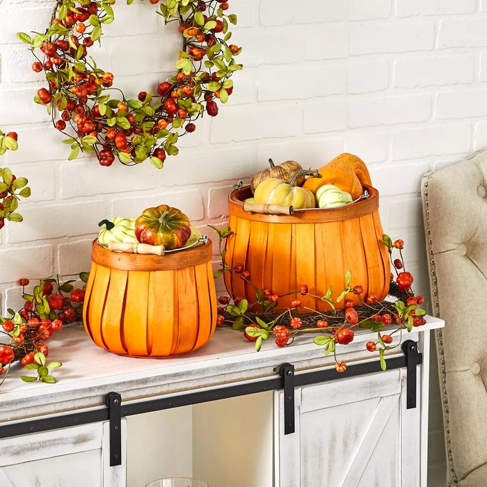 Pumpkin Basket Target Halloween Decorations