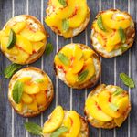 Southern Peach Toasts