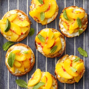 Southern Peach Toasts