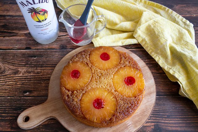 Duncan Hines Pineapple Cake Assembly