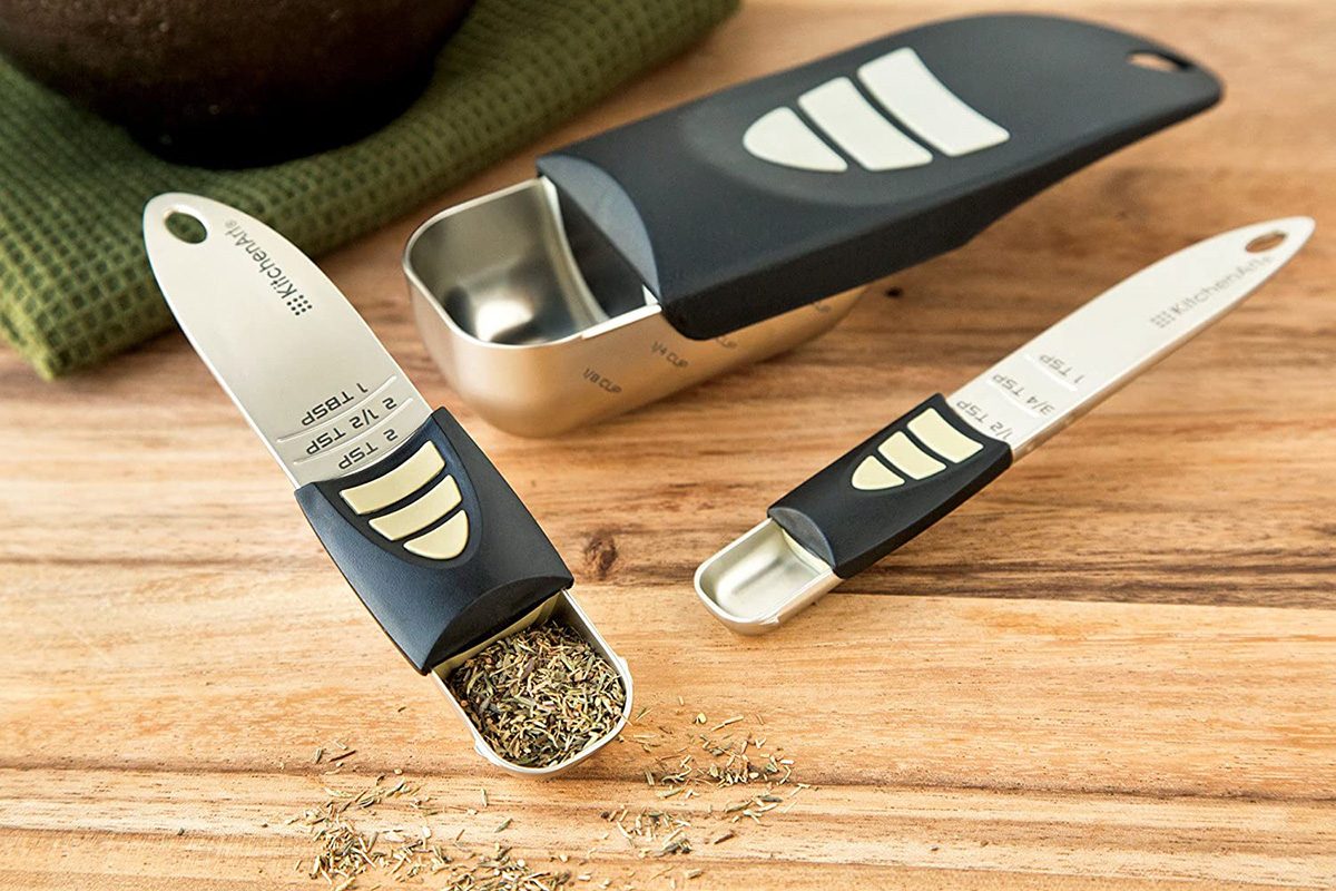 TikTok is Obsessed with These Adjustable Measuring Spoons