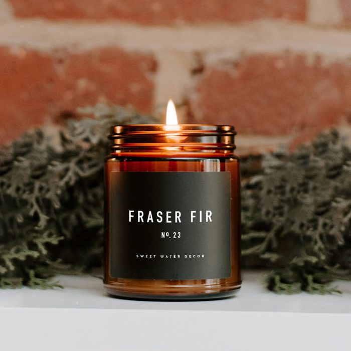Fraser Fir Amber Jar Candle