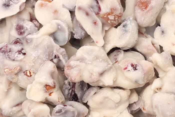 yogurt covered trail mix and dried fruit