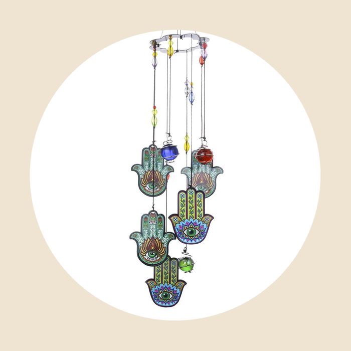 Hamsa Wind Chimes Via Amazon