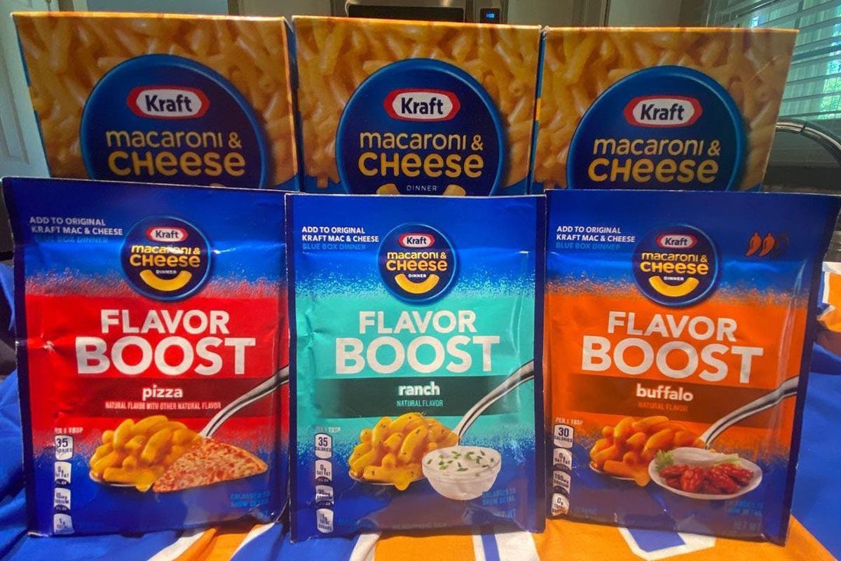 Kraft Has Seasoning Flavor Packets For Their Mac And Cheese