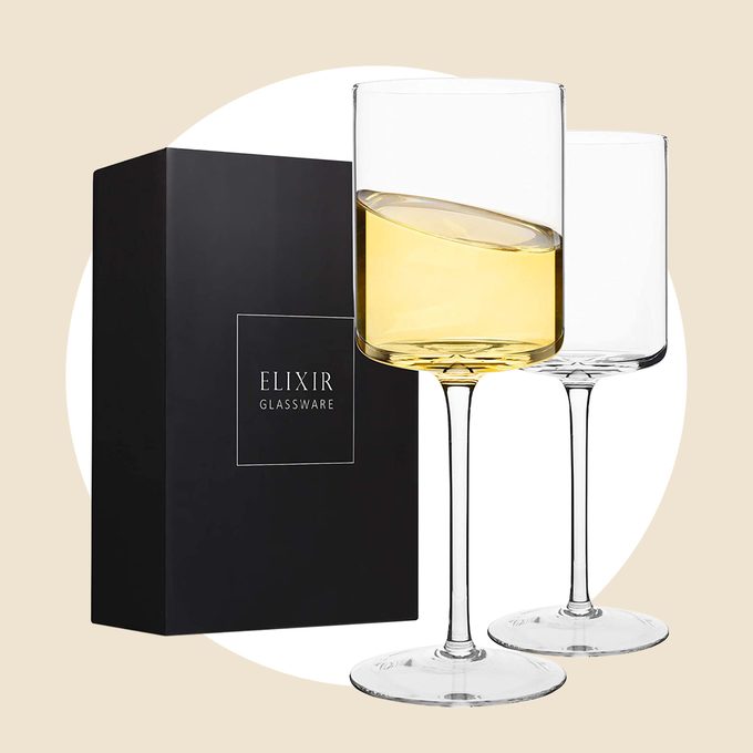 Square Wine Glasses Set Of 2 Ecomm Amazon.com