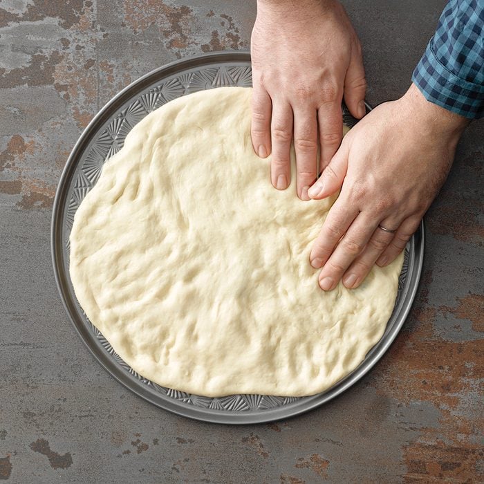 Best Pizza Dough; Hands; People; Toh Perferated Pizza Pan; Pizza Pan 14 Inch