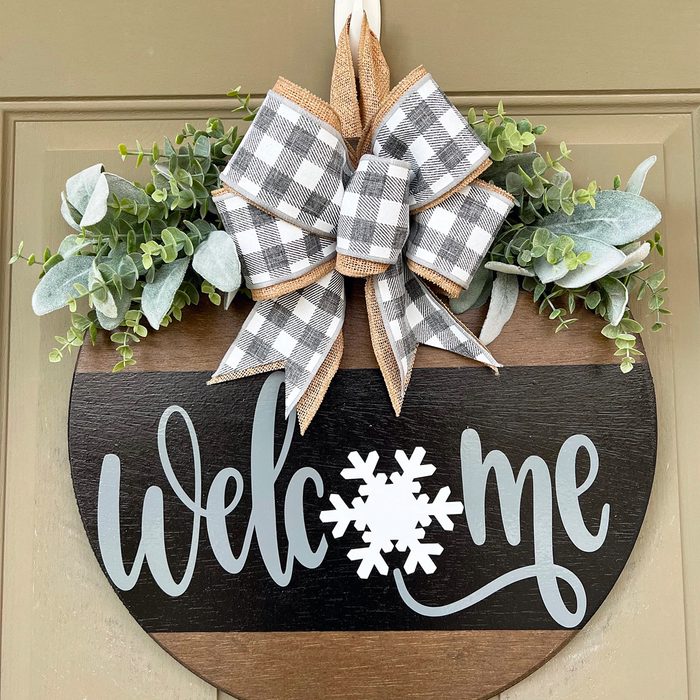 Winter Front Door Decor 