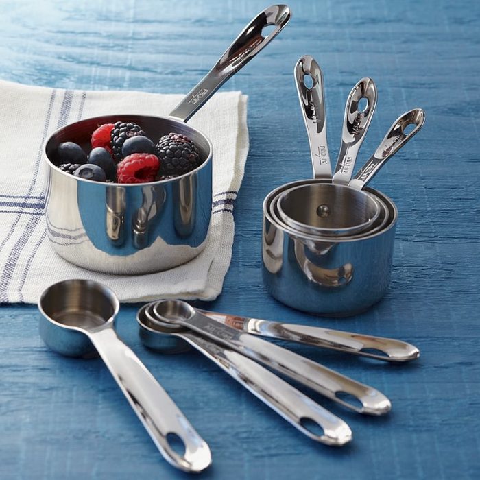 All Clad Stianless Steel Measuring Cups And Spoons Ecomm Via Williams Sonoma.com