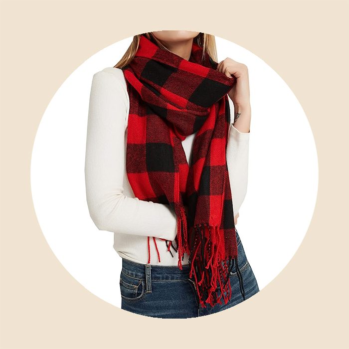 Buffalo Plaid Blanket Scarf