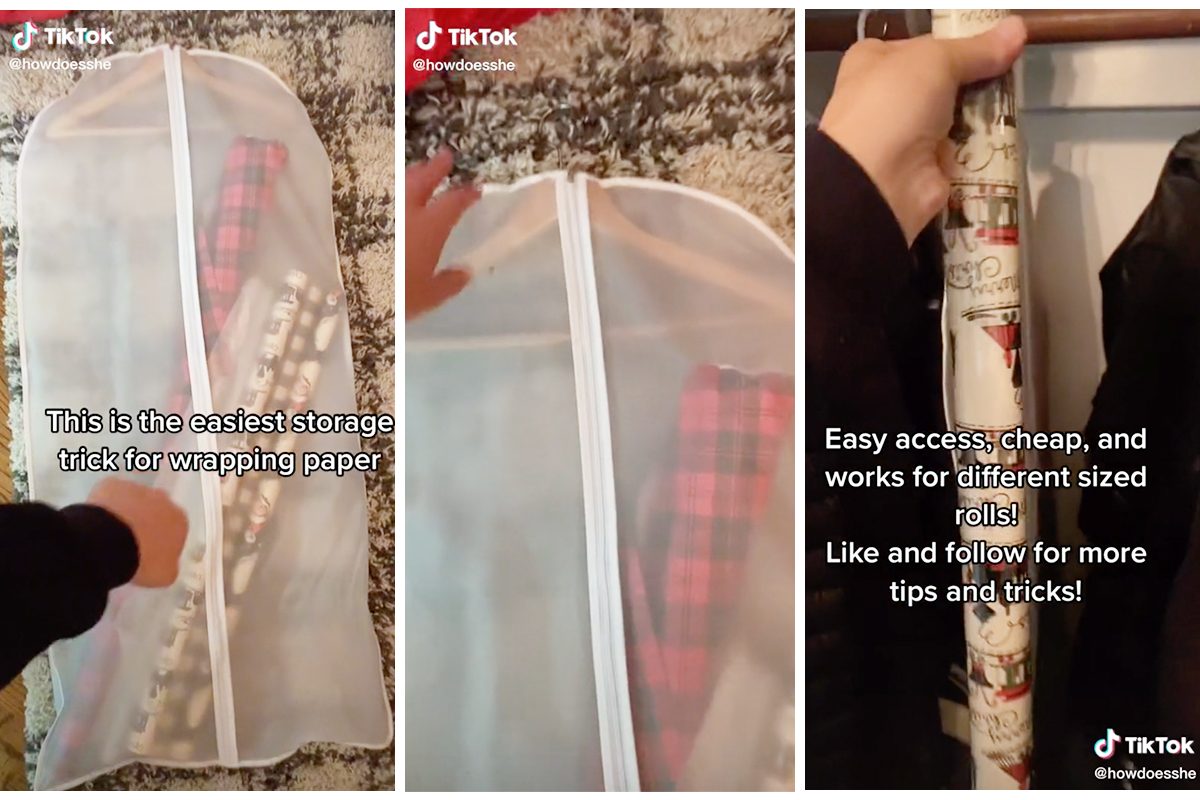 How to Store Wrapping Paper the Simple Way
