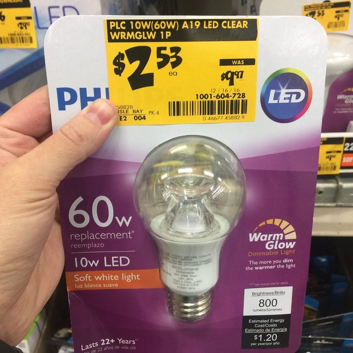 Home Depot Led Bulbs Price Tag 